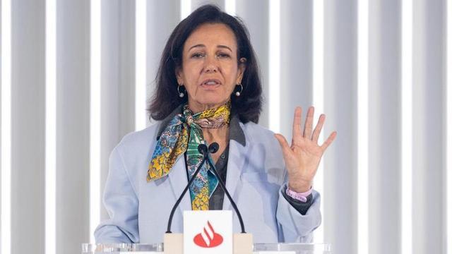 La presidenta del Banco Santander, Ana Botín