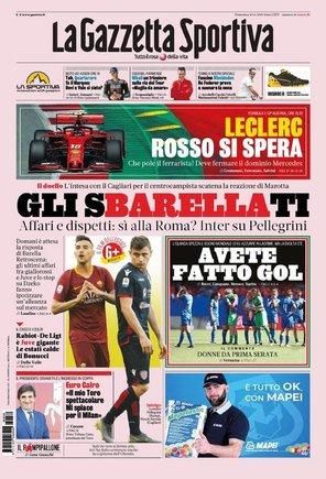 Portada GAZZETTA SPORTIVA domingo 30 de junio 2019