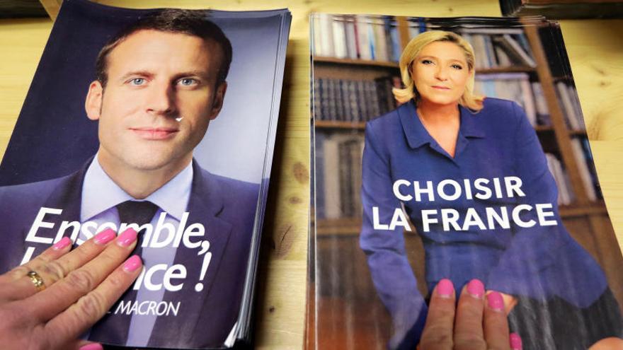 Francia elige hoy entre Macron o Le Pen