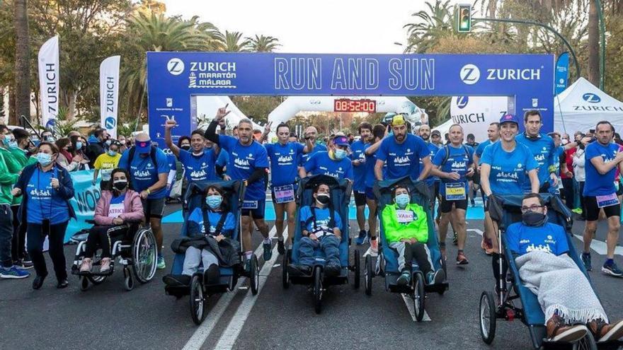 La ola azul del Maratón de Málaga