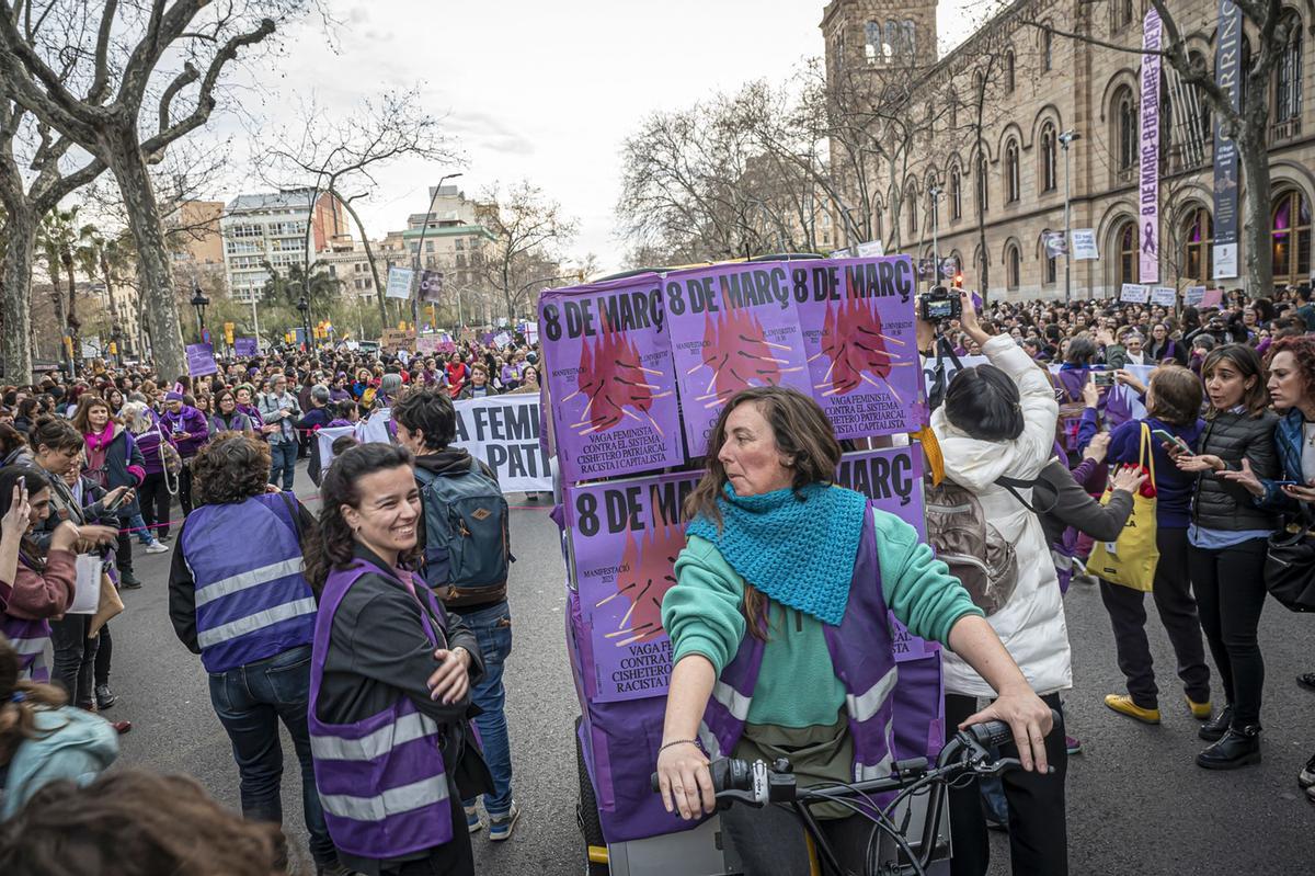 Manifestación del 8M en Barcelona