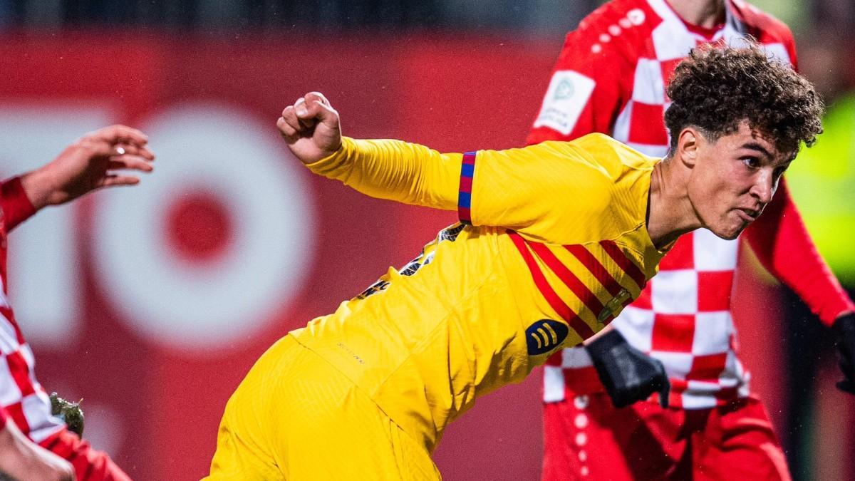 Noah Darvich marcó de cabeza el 1-1 en el campo del Mainz