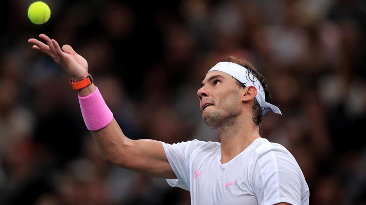 Nadal durante su participación en París