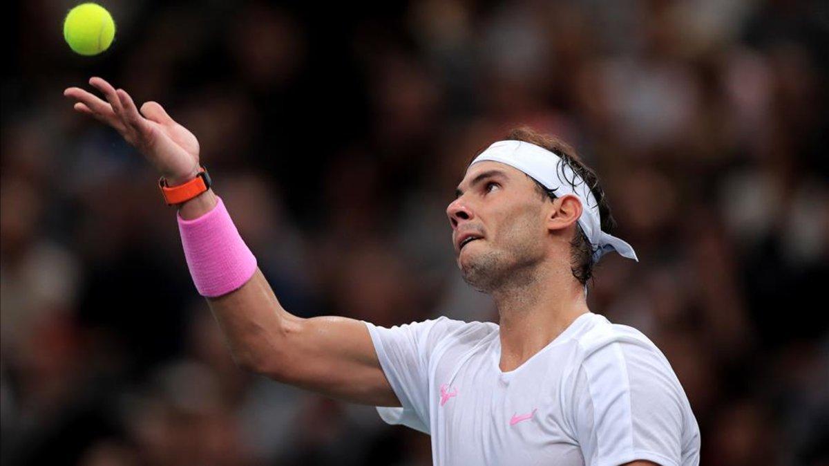Nadal durante su participación en París