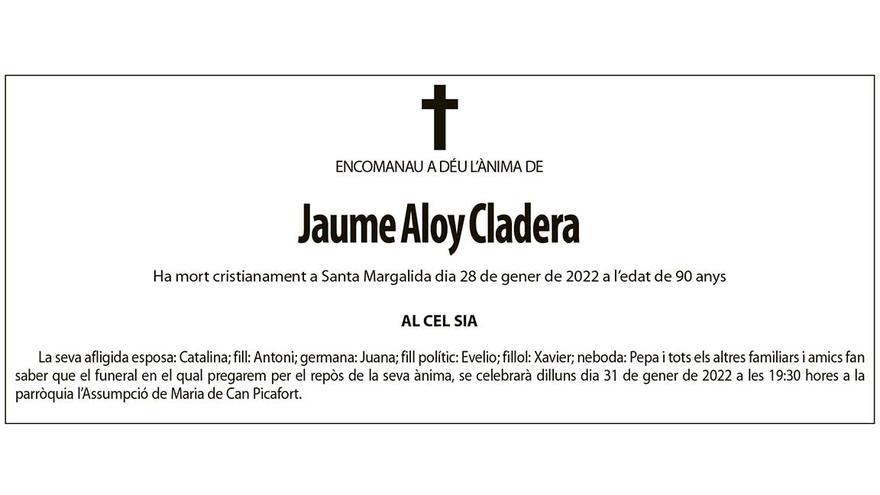 Jaume Aloy Cladera