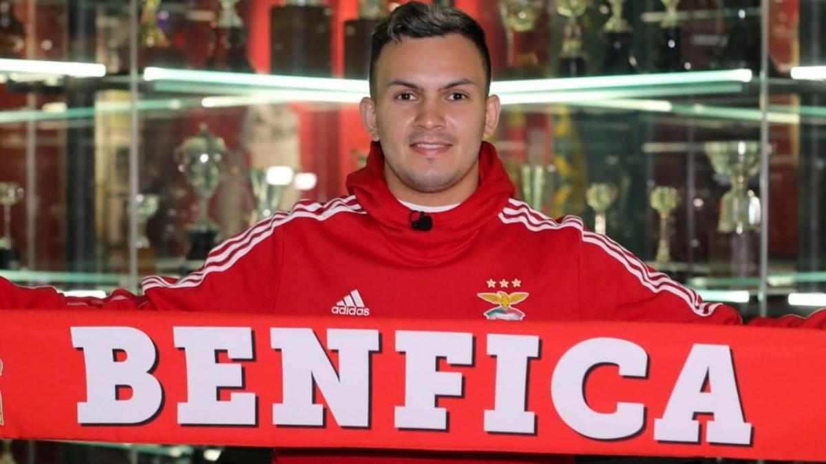 Rocha, cuando fichó por el Benfica en 2021