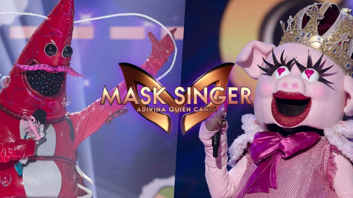 Gamba y Cerdita en 'Mask Singer: Adivina quién canta'
