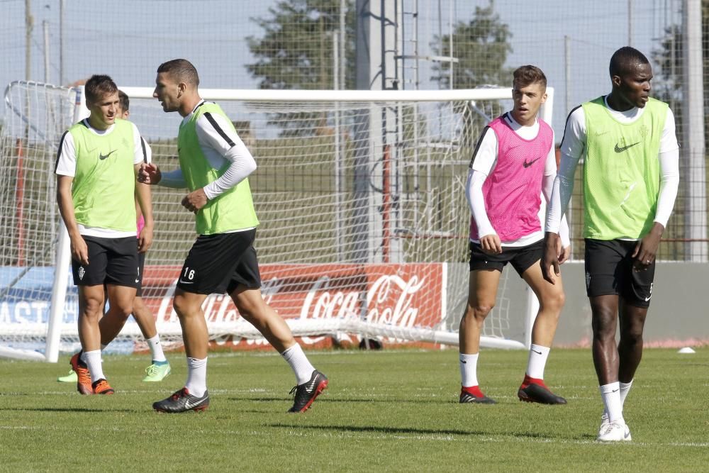 Entrenamiento del Sporting