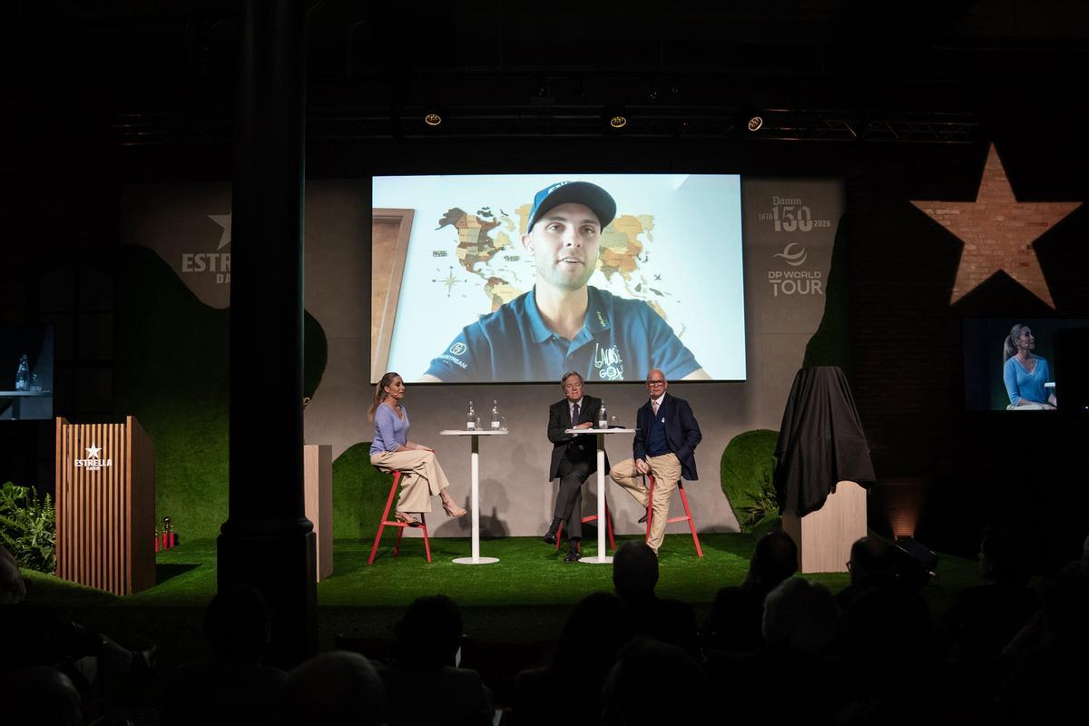 Adri Arnaus, en la presentación del torneo en una conexión desde Dubai