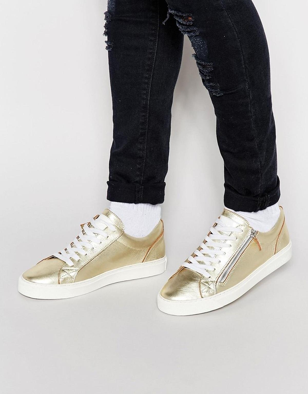 Zapatillas metalizadas Tory de Religion, Asos (77,99€)