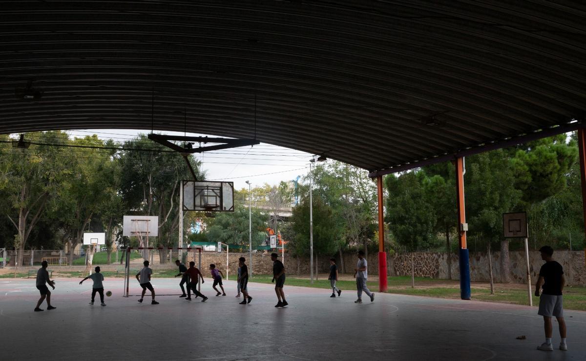 Patio de un instituto escuela, este curso. Patio de un instituto escuela, este curso.