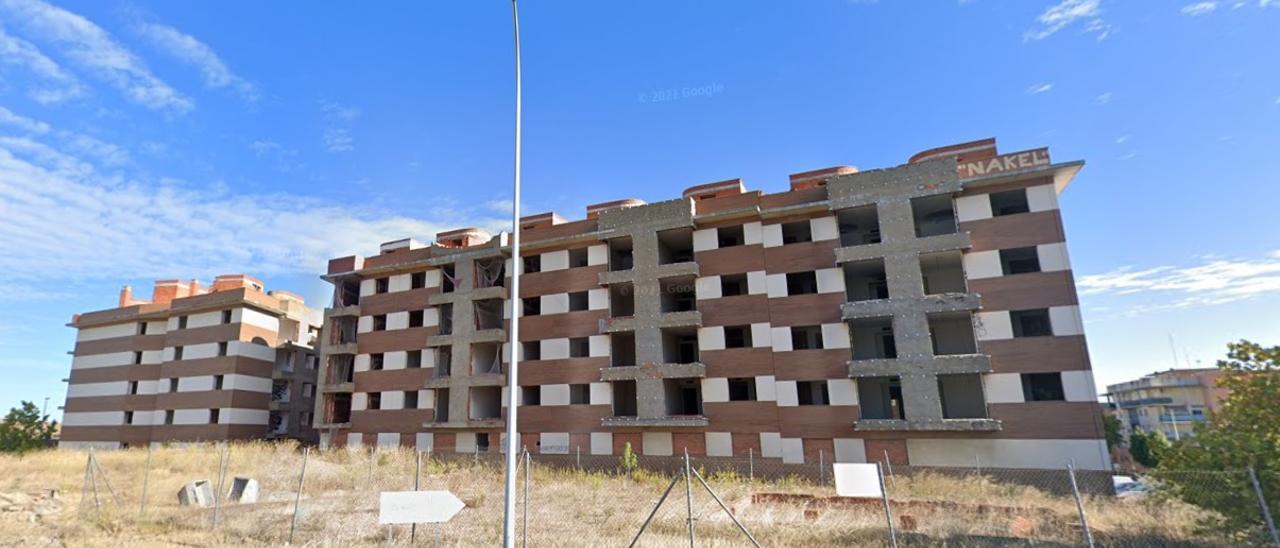 Estado actual de la urbanización Los Álamos, en la barriada de El Prado.