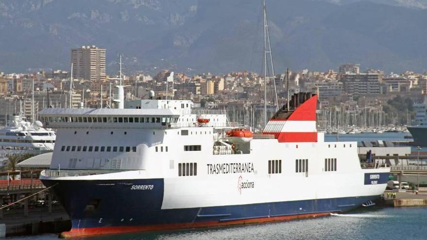 El buque siniestrado, en una estancia anterior en Palma.