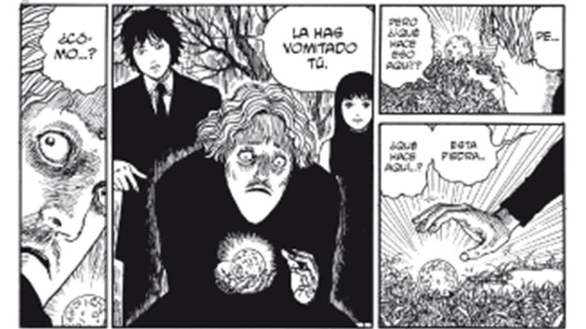 Viñeta de Junji Ito, que visitará el Salón del Manga.