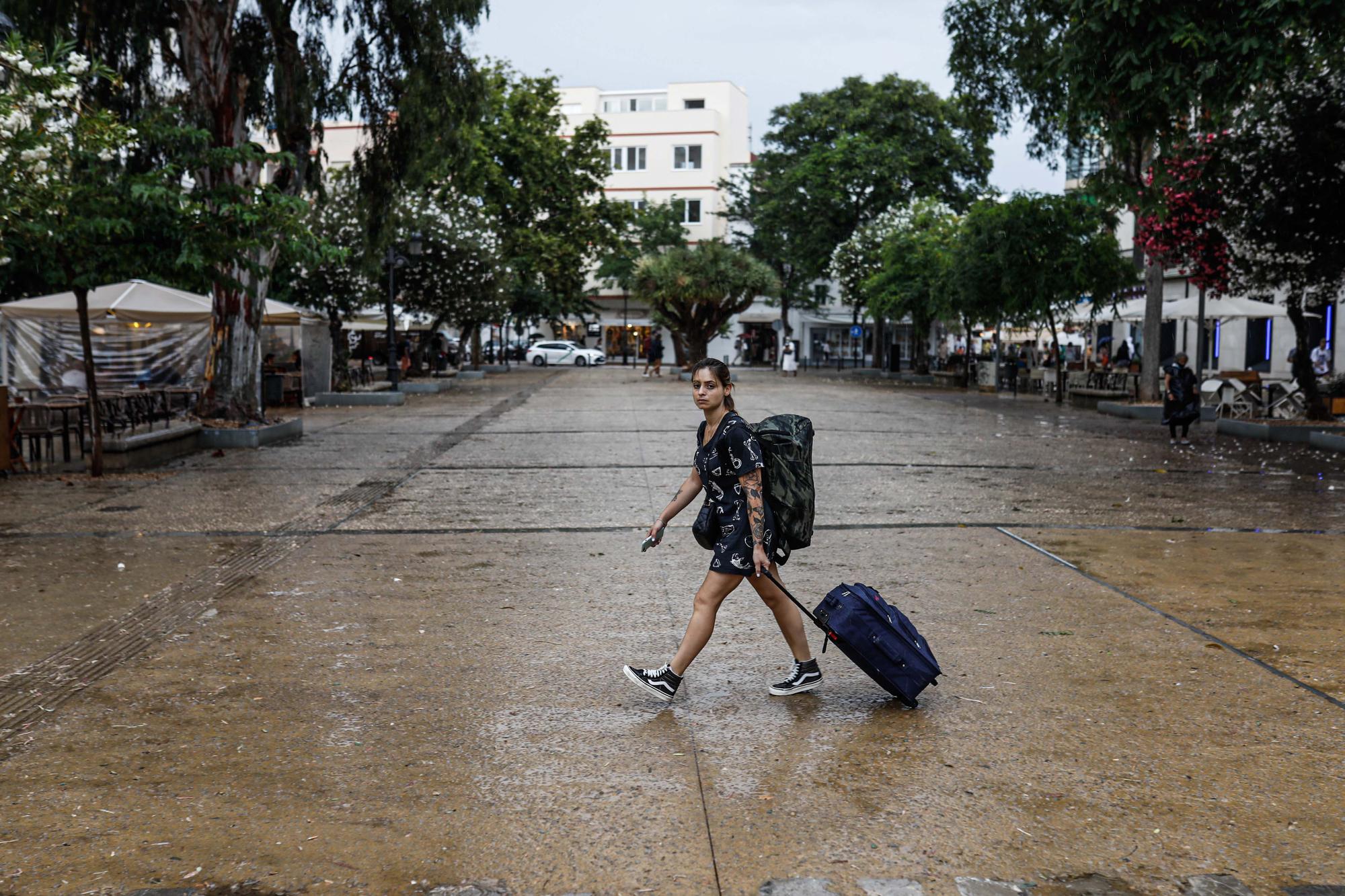 Lluvias en Ibiza y Formentera