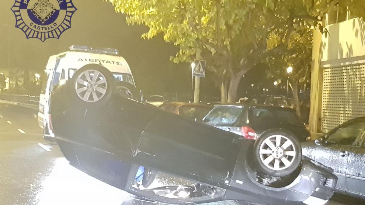 Cuatro vehículos implicados en un accidente en Castellón