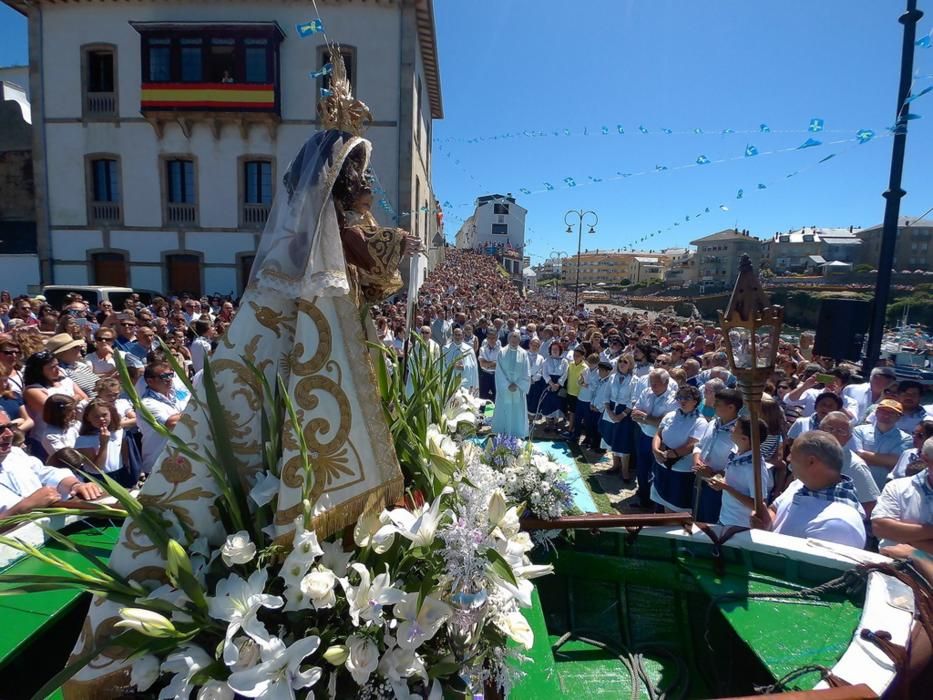 Procesión de la Virgen de El Carmen en Tapia