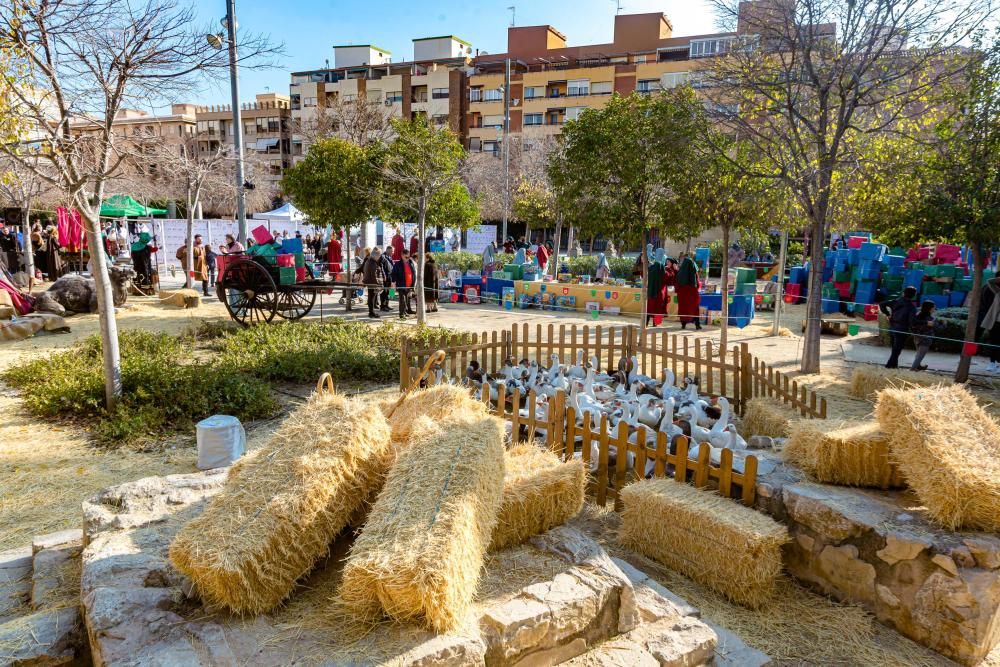 'Els Reis de La Marina", galería del campamento de los Reyes Magos en la Vila Joiosa