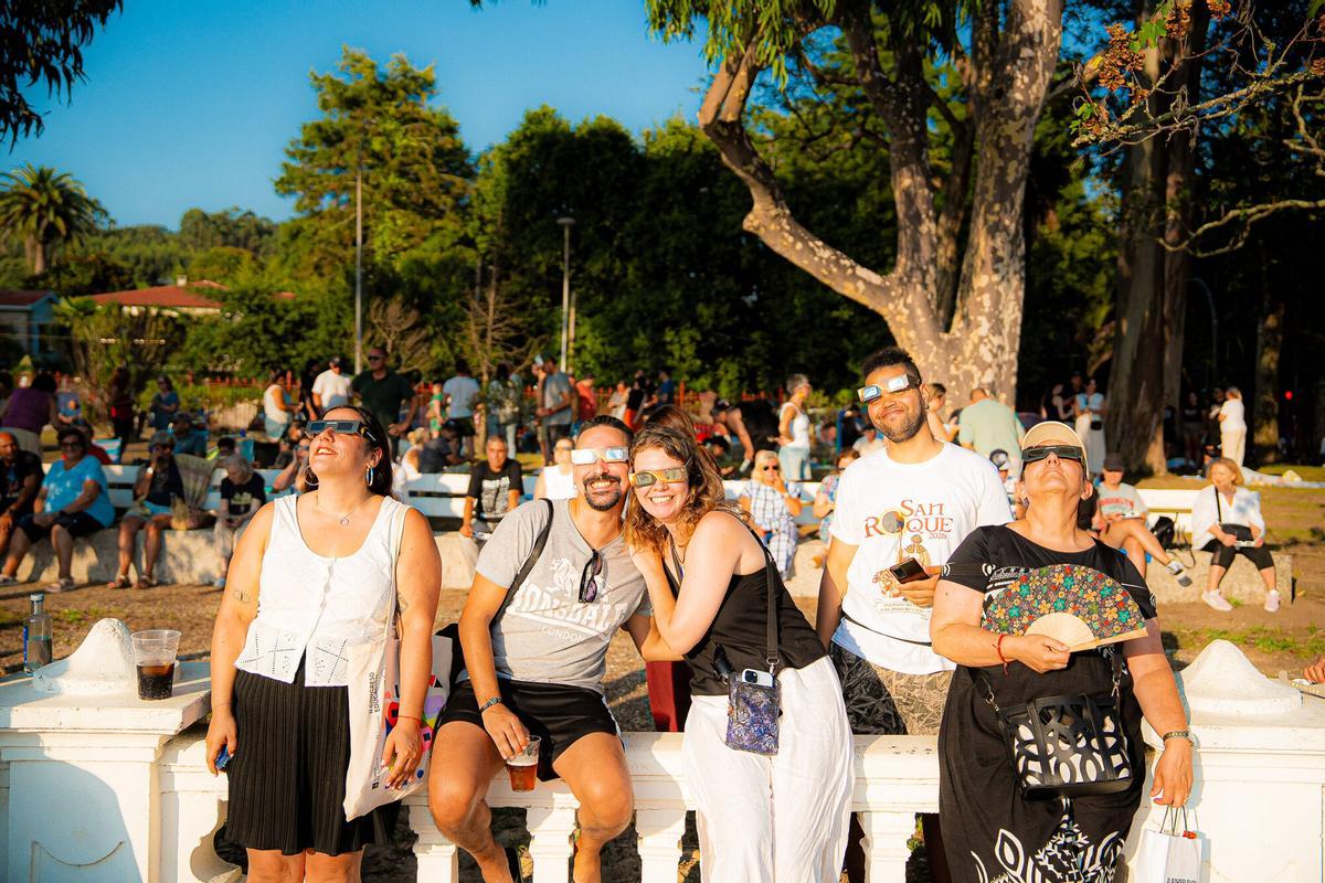 El eclipse desde Arousa, en imágenes El eclipse desde Arousa, en imágenes