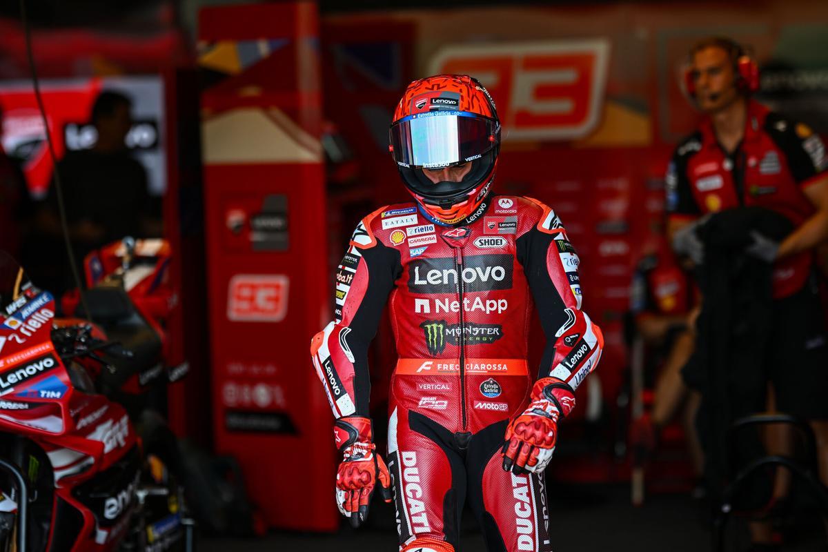 (Foto de ARCHIVO) MARQUEZ Marc (spa), Ducati Lenovo Team, Ducati Desmosedici GP26, portrait during the 2026 MotoGP Brembo Grand Prix of Italy, on the Mugello circuit, from May 29 to 31, in Italy - Photo Studio Milagro / DPPI AFP7 22/06/2025 ONLY FOR USE IN SPAIN