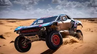 Sainz arranca tercero en Marruecos
