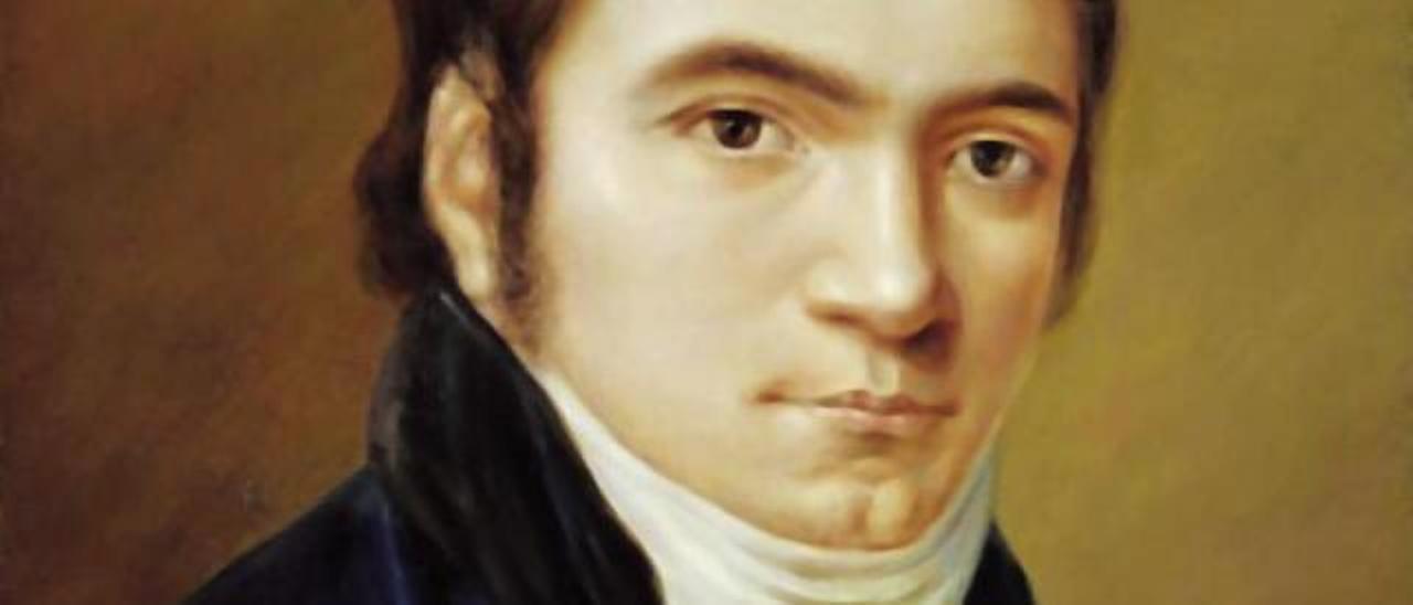 Retrato dun xoven Beethoven.