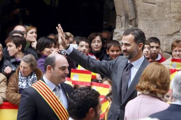 Fotogalería: Los Príncipes de Asturias, en Alcañiz y Caspe.