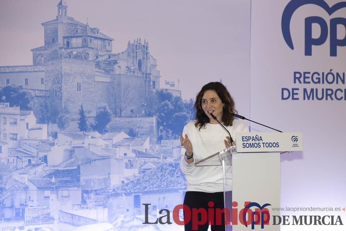 Así ha sido la visita de Isabel Díaz Ayuso a Caravaca de la Cruz