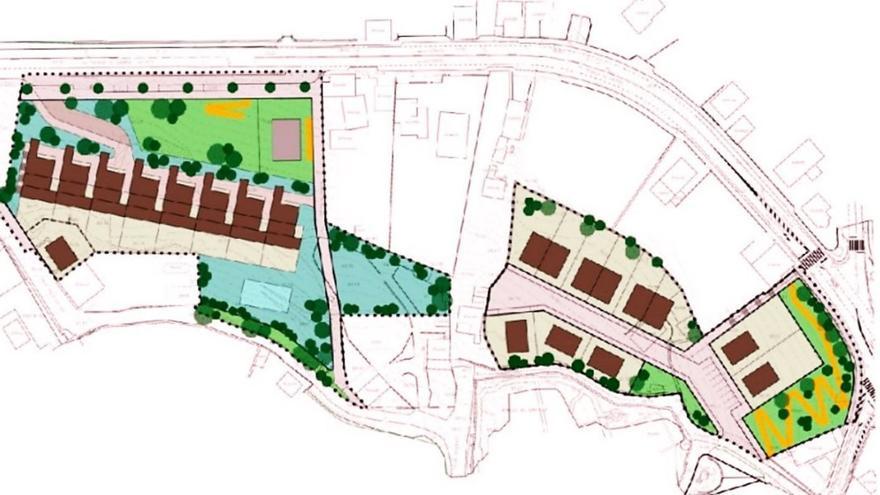 La Xunta da luz verde a 20 chalés en la ladera de Montrove pero rechaza un nuevo vial