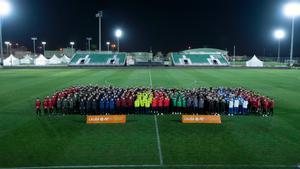 Foto de familia en LaLiga FC Futures