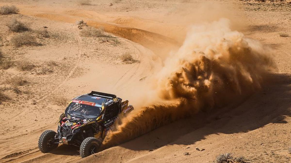 El manresà Gerard Farrés va palesar el seu afany competitiu en la primera etapa del Ral·li Dakar