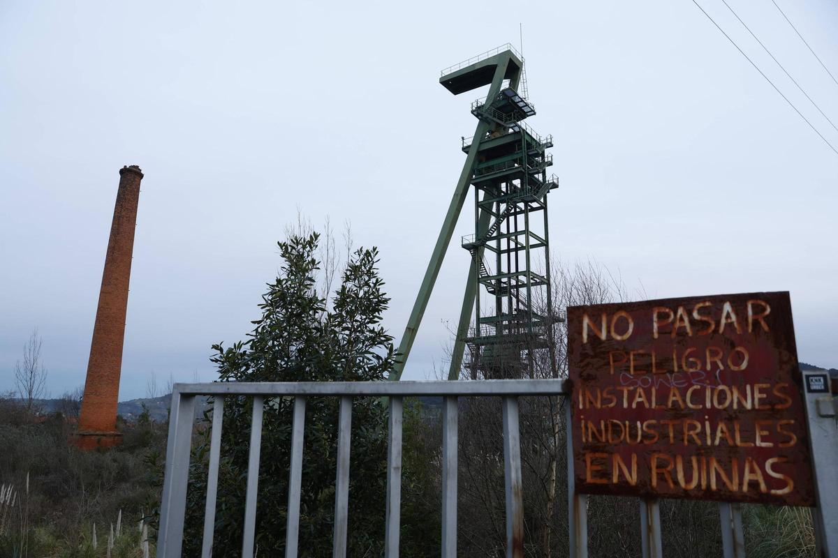 Así están las instalaciones de la mina La Camocha de Gijón (en imágenes)