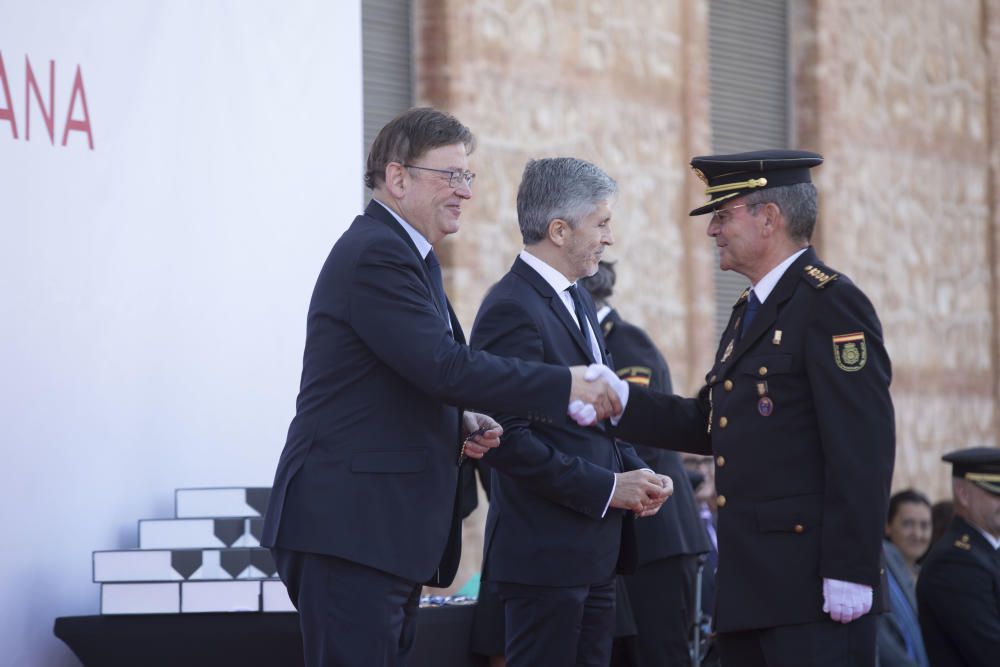 Acto del día de la Unidad de la Policía Nacional adscrita a la Comunitat Valenciana