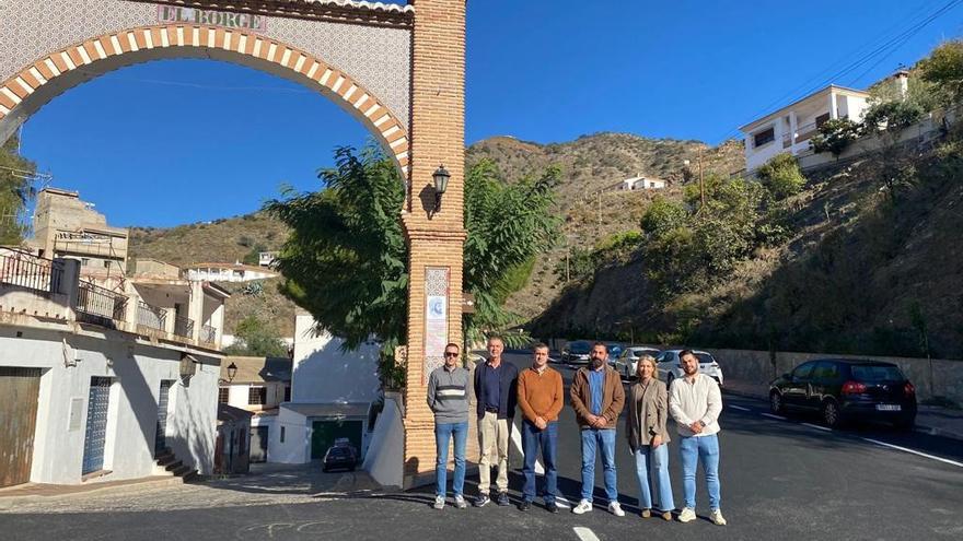 La Diputación invierte medio millón de euros en la mejora de carreteras de acceso a El Borge y Cútar.