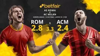 AS Roma vs. AC Milan: horario, TV, estadísticas, cuadro y pronósticos