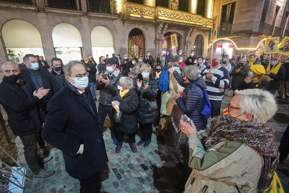 Quim Torra, a l'acte de Girona Vota