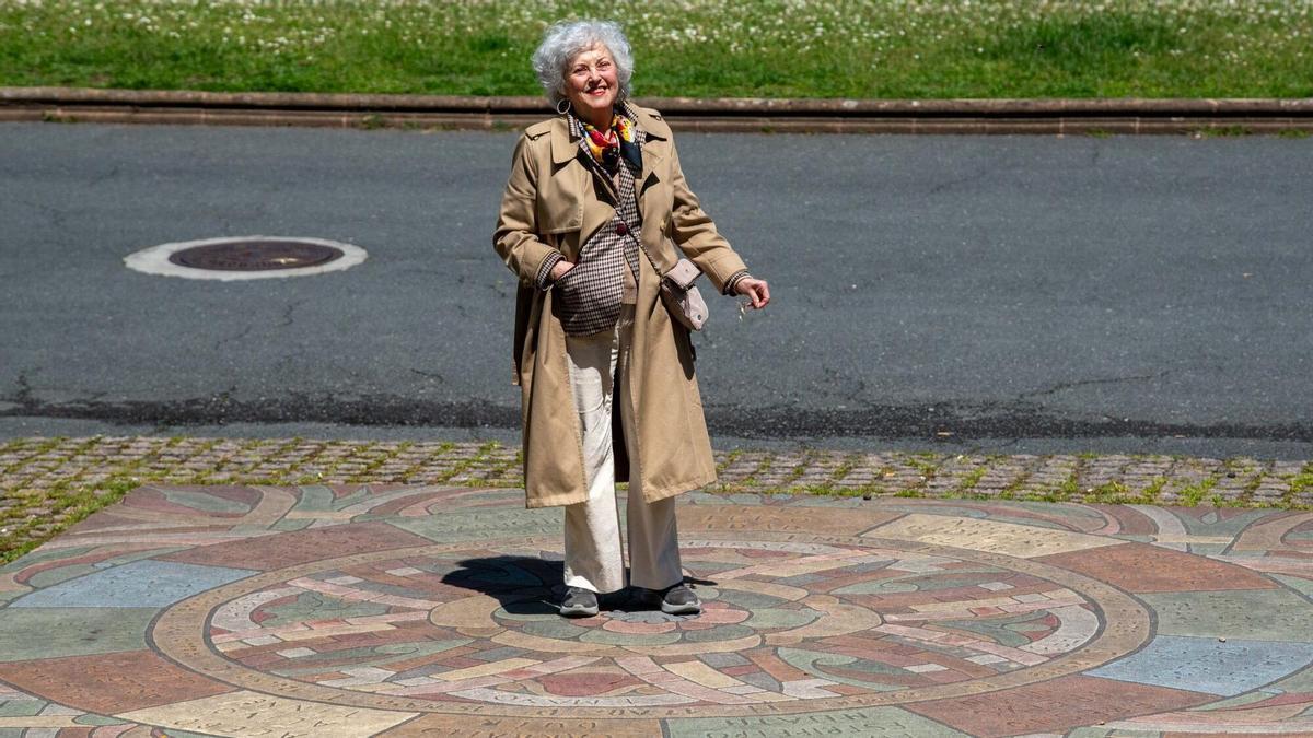 El calendario celta olvidado de San Diego: así resiste el mosaico trilingüe de A Coruña tras casi 30 años