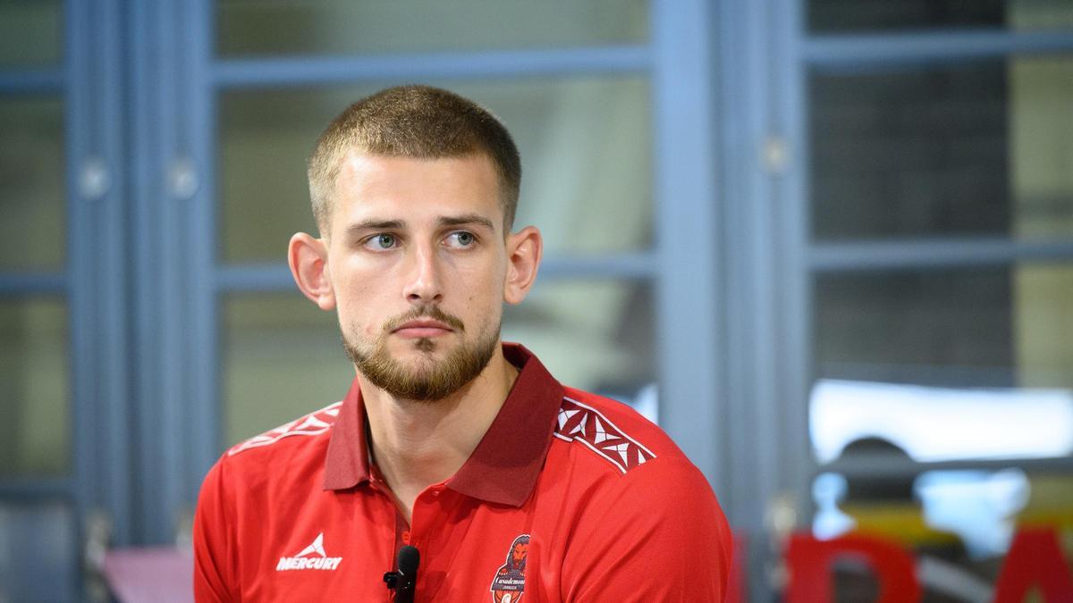 Stevenson, durante su presentación con el Casademont