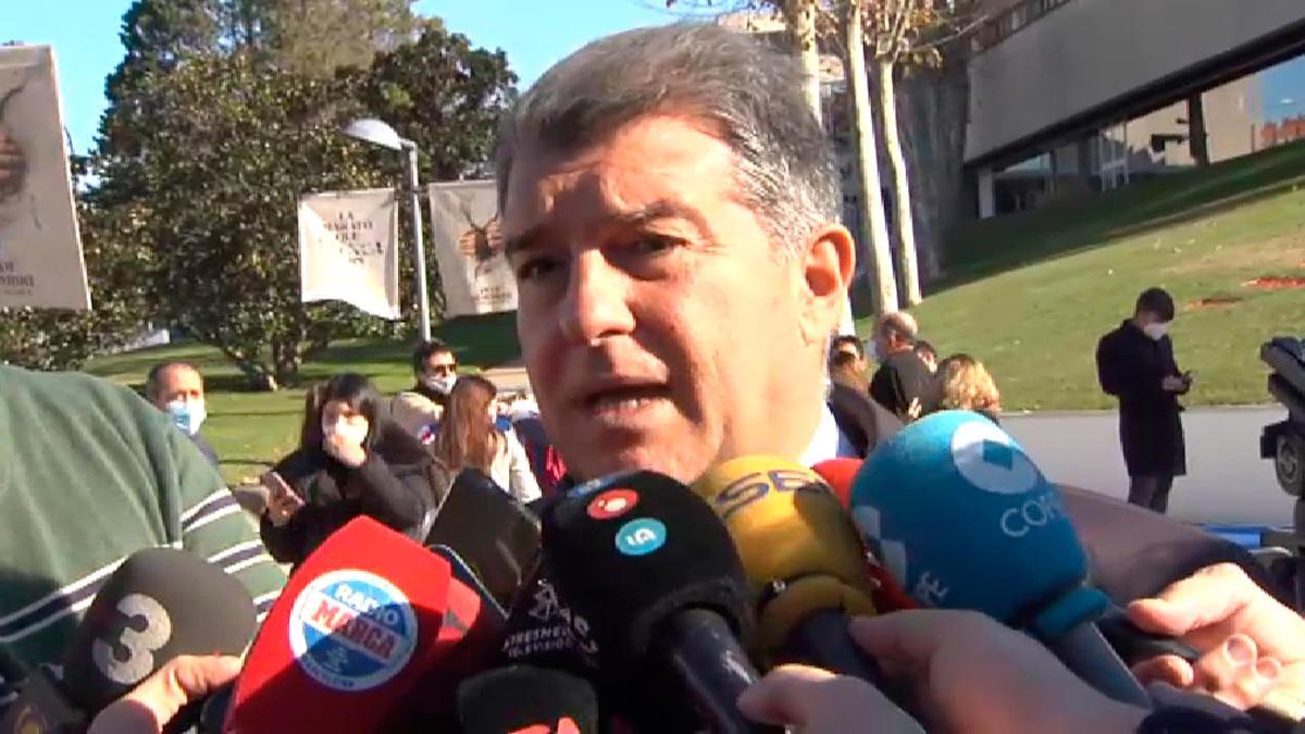 Laporta: "Dembélé puede dar mucho más de lo que ya ha dado"