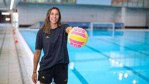 Retratos a Irene González, jugadora de la selección española de waterpolo.