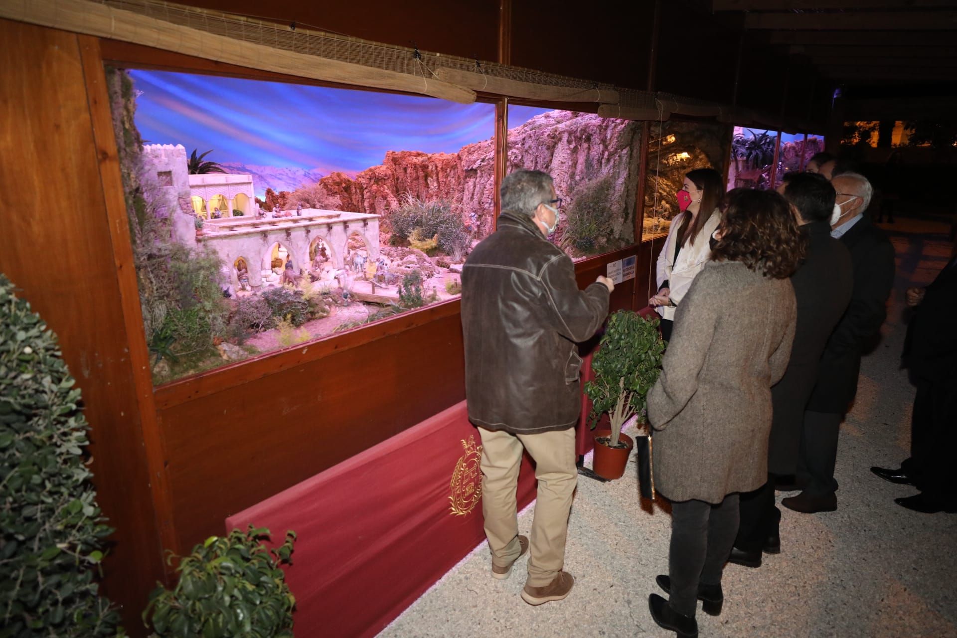 Inauguración del Belén de Navidad en Elche