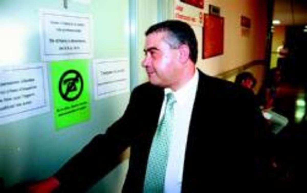 Fidel Pallerols, als jutjats de Barcelona el juliol del 2000.