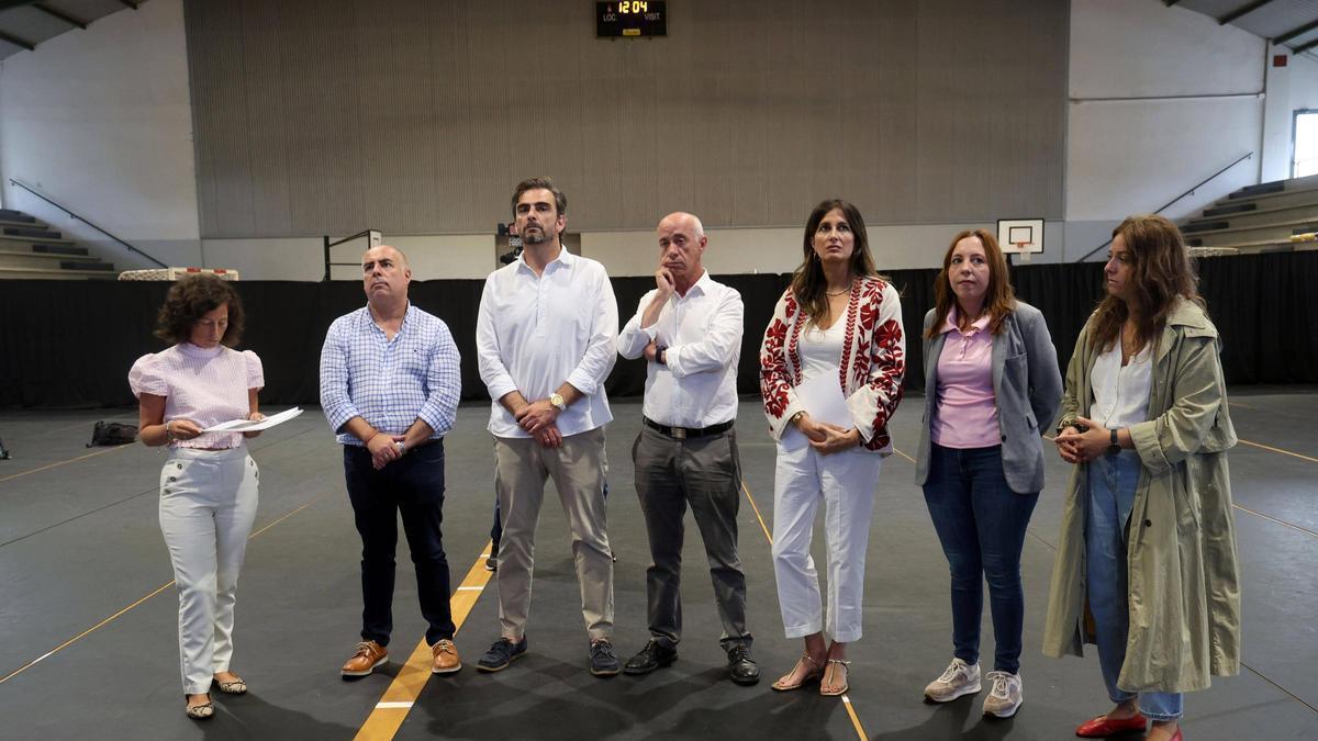 Diego Calvo se acercó hasta el pabellón de Vilanova.