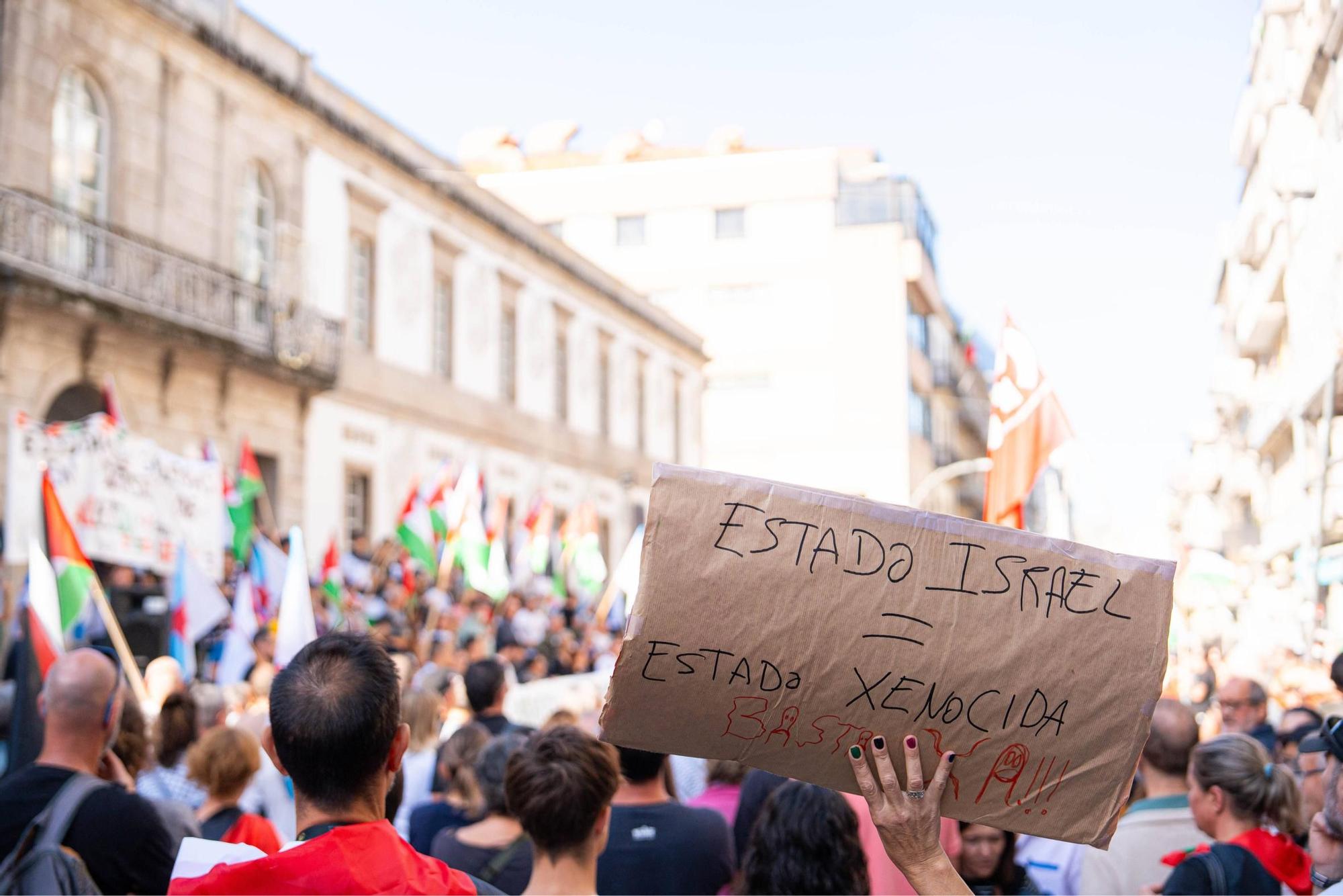 Vigo continúa en pie contra el genocidio de Israel sobre Palestina