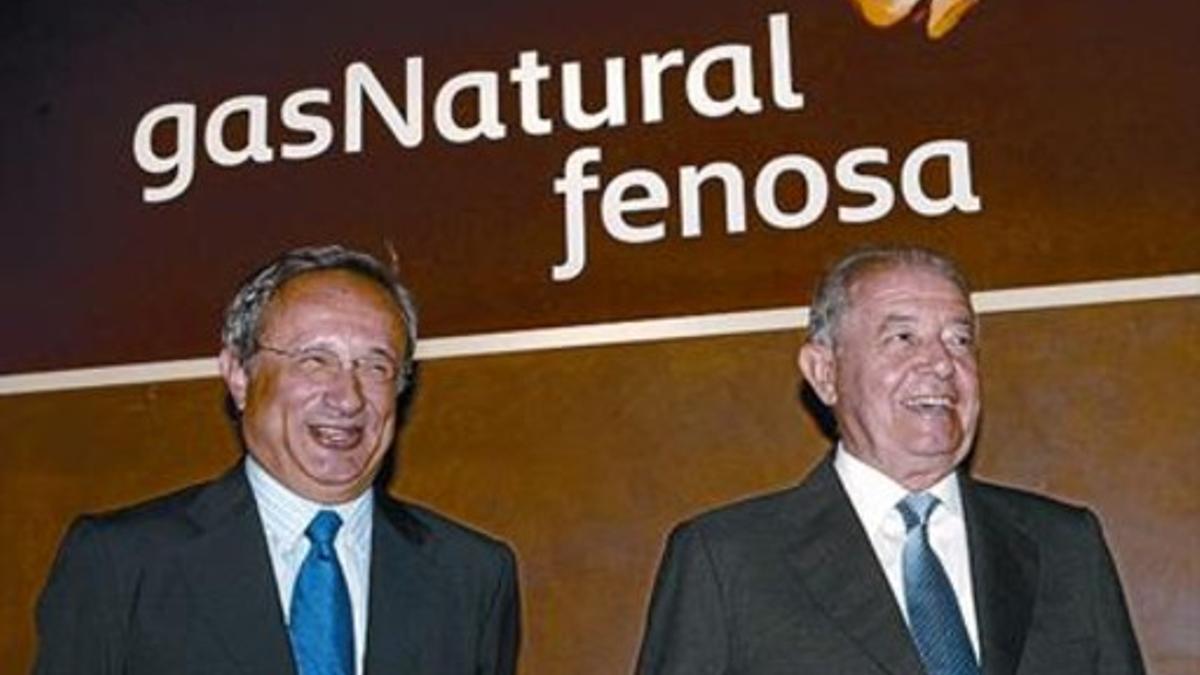 Rafael Villaseca (izquierda) y Salvador Gabarró, ayer en Madrid.
