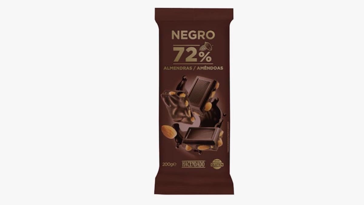 Chocolate de la marca Hacendado de Mercadona.