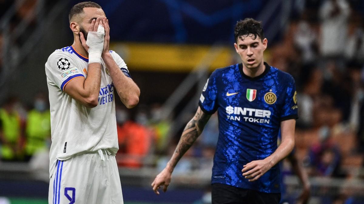 Alessandro Bastoni, durante el Inter-Madrid de Champions