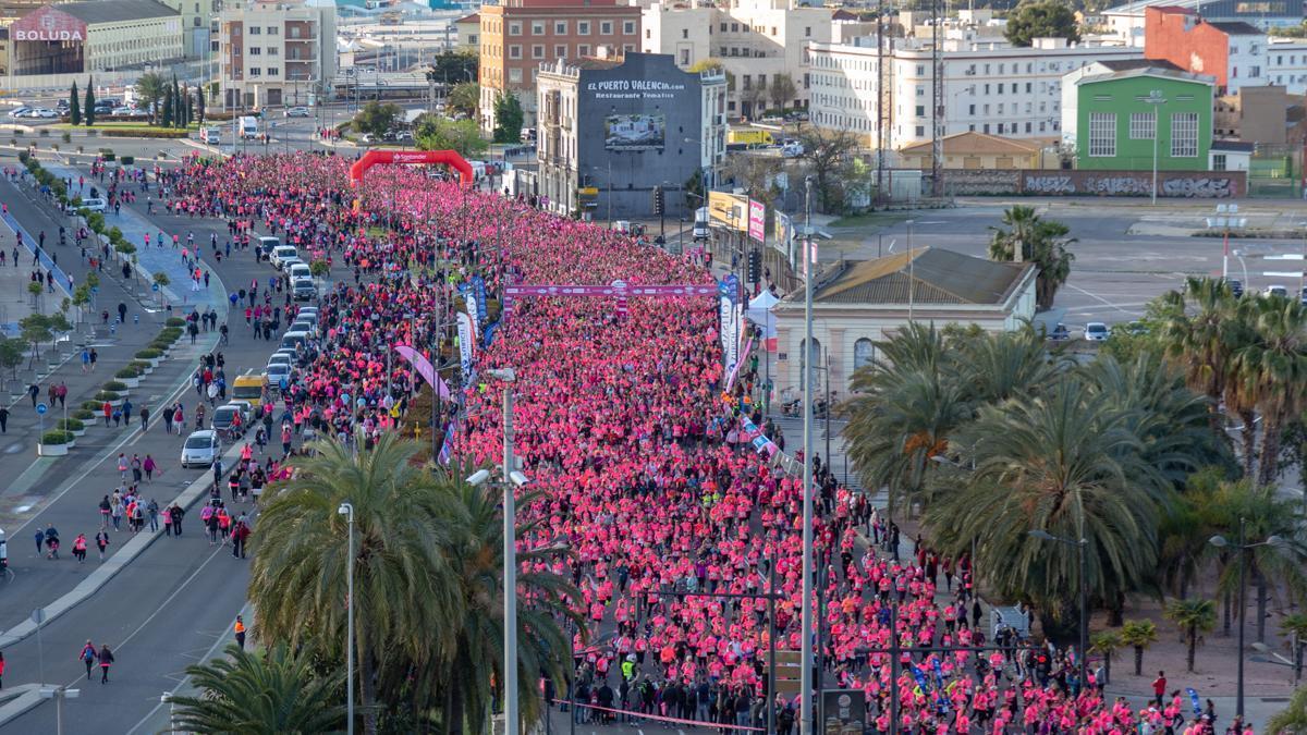La marea rosa de València