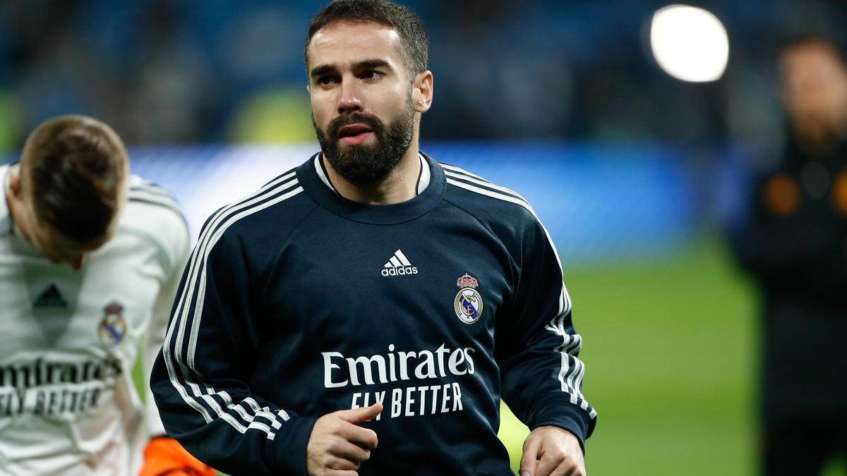 El jugador del Real Madrid Dani Carvajal.