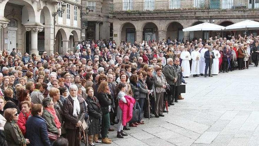 Peregrinación a la catredral. // I. Osorio